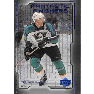 Insertní karty - Selanne Teemu - 1999-00 Upper Deck Fantastic Finishers No.FF6