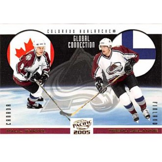 Insertní karty - Selanne Teemu, Kariya Paul - 2004-05 Pacific Global Connection No.4