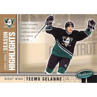 Řadové karty - Selanne Teemu - 2005-06 Parkhurst No.592