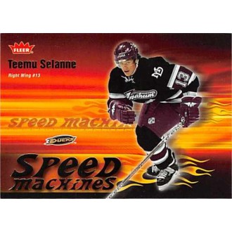 Insertní karty - Selanne Teemu - 2006-07 Fleer Speed Machines No.SM2