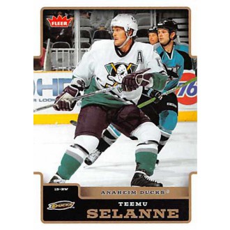 Řadové karty - Selanne Teemu - 2006-07 Fleer No.3