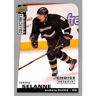 Paralelní karty - Selanne Teemu - 2008-09 Collectors Choice Reserve Silver No.182