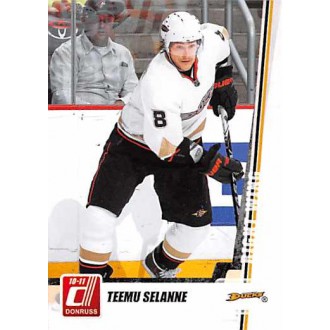 Řadové karty - Selanne Teemu - 2010-11 Donruss No.1