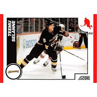 Řadové karty - Selanne Teemu - 2010-11 Score No.45
