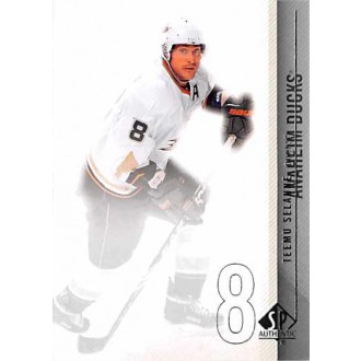 Řadové karty - Selanne Teemu - 2010-11 SP Authentic No.94