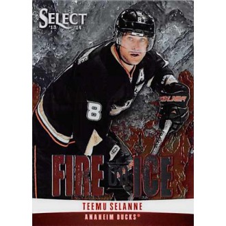 Insertní karty - Selanne Teemu - 2013-14 Select Fire on Ice Stars No.FS2
