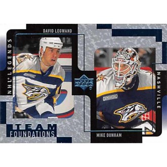 Řadové karty - Dunham Mike, Legwand David - 2000-01 Legends No.75