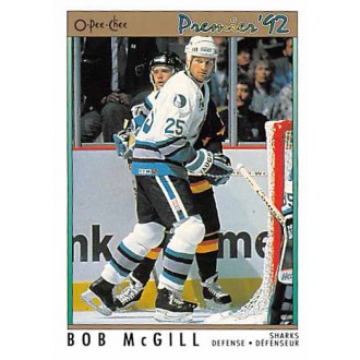 Řadové karty - McGill Bob - 1991-92 OPC Premier No.8