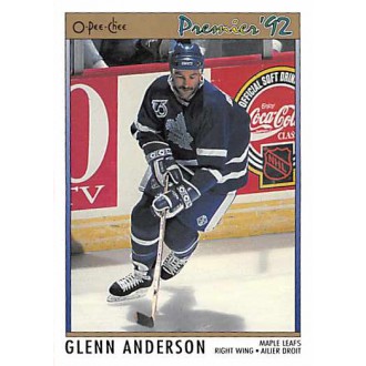 Řadové karty - Anderson Glenn - 1991-92 OPC Premier No.10