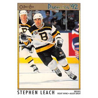 Řadové karty - Leach Stephen - 1991-92 OPC Premier No.12