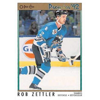 Řadové karty - Zettler Rob - 1991-92 OPC Premier No.21