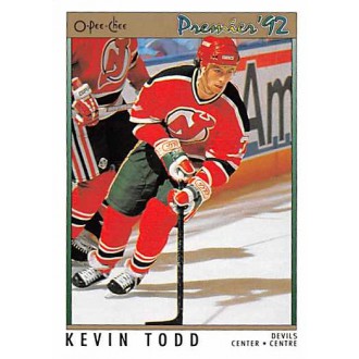 Řadové karty - Todd Kevin - 1991-92 OPC Premier No.22