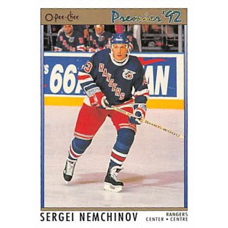 Řadové karty - Nemchinov Sergei - 1991-92 OPC Premier No.25
