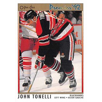 Řadové karty - Tonelli John - 1991-92 OPC Premier No.37