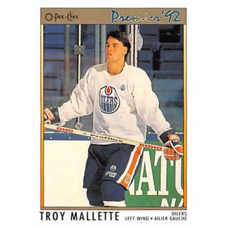 Řadové karty - Mallette Troy - 1991-92 OPC Premier No.39