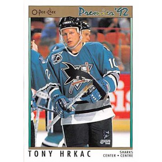Řadové karty - Hrkac Tony - 1991-92 OPC Premier No.40