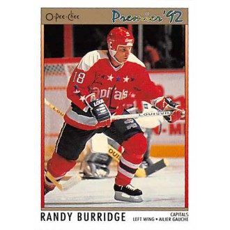 Řadové karty - Burridge Randy - 1991-92 OPC Premier No.43