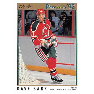 Řadové karty - Barr Dave - 1991-92 OPC Premier No.54