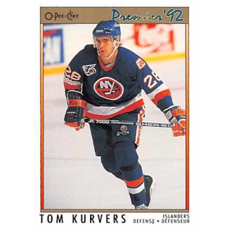 Řadové karty - Kurvers Tom - 1991-92 OPC Premier No.98