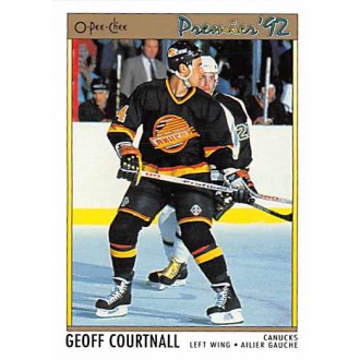 Řadové karty - Courtnall Geoff - 1991-92 OPC Premier No.101