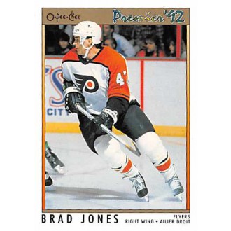 Řadové karty - Jones Brad - 1991-92 OPC Premier No.115
