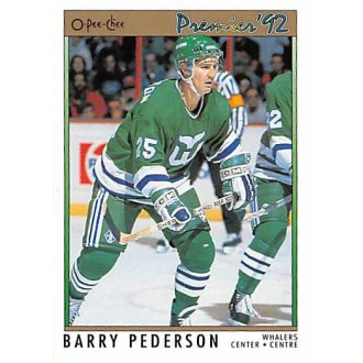 Řadové karty - Pederson Barry - 1991-92 OPC Premier No.124