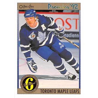 Řadové karty - Leeman Gary - 1991-92 OPC Premier No.134