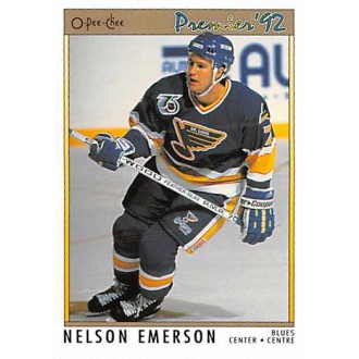 Řadové karty - Emerson Nelson - 1991-92 OPC Premier No.138