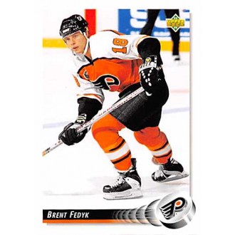 Řadové karty - Fedyk Brent - 1992-93 Upper Deck No.443