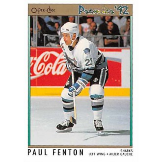 Řadové karty - Fenton Paul - 1991-92 OPC Premier No.187