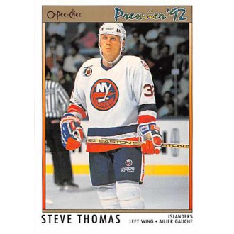 Řadové karty - Thomas Steve - 1991-92 OPC Premier No.195