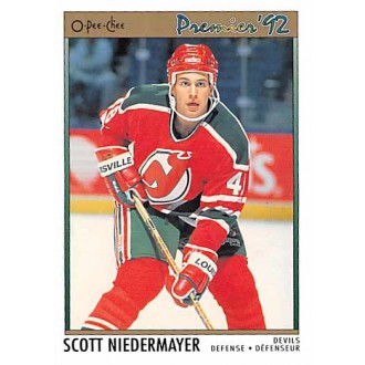 Řadové karty - Niedermayer Scott - 1991-92 OPC Premier No.35