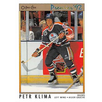 Řadové karty - Klíma Petr - 1991-92 OPC Premier No.61