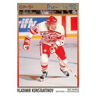 Řadové karty - Konstantinov Vladimir - 1991-92 OPC Premier No.118