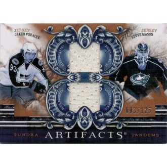Jersey karty - Voráček Jakub, Mason Steve - 2010-11 Artifacts Tundra Tandems Bronze No.TT2-CBJ