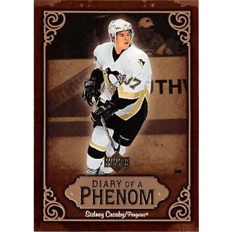 Insertní karty - Crosby Sidney - 2005-06 Upper Deck Diary of a Phenom No.DP15