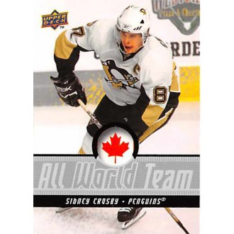 Insertní karty - Crosby Sidney - 2008-09 Upper Deck All-World Team No.AWT1