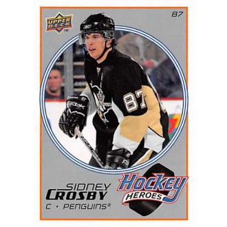 Insertní karty - Crosby Sidney - 2008-09 Upper Deck Hockey Heroes Sidney Crosby No.HH6