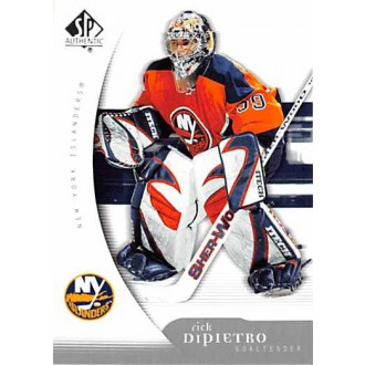 Řadové karty - DiPietro Rick - 2005-06 SP Authentic No.63