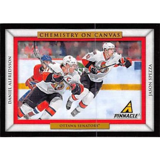 Insertní karty - Alfredsson Daniel, Spezza Jason - 2010-11 Pinnacle Chemistry On Canvas No.11