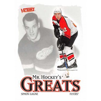 Řadové karty - Gagne Simon - 2001-02 Victory No.433