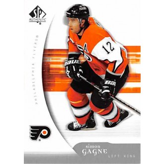 Řadové karty - Gagne Simon - 2005-06 SP Authentic No.75