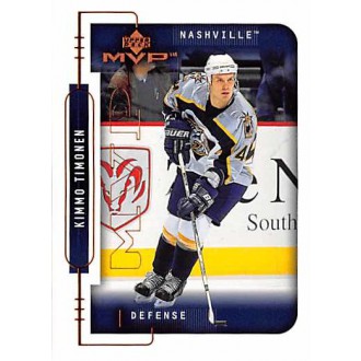 Řadové karty - Timonen Kimmo - 1999-00 MVP No.111