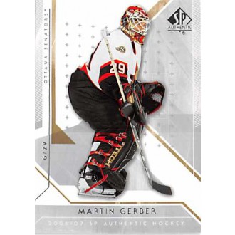 Řadové karty - Gerber Martin - 2006-07 SP Authentic No.35