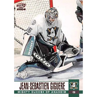 Paralelní karty - Giguere Jean-Sebastien - 2003-04 Pacific Red No.3