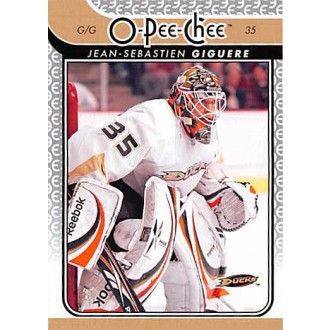 Řadové karty - Giguere Jean-Sebastien - 2009-10 O-Pee-Chee No.423