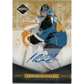 Podepsané karty - Halák Jaroslav - 2011-12 Limited Monikers Gold No.191