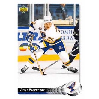 Řadové karty - Prokhorov Vitali - 1992-93 Upper Deck No.486