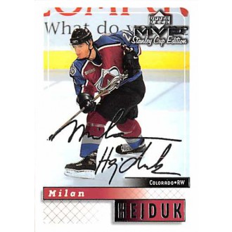 Paralelní karty - Hejduk Milan - 1999-00 MVP Stanley Cup Silver Script No.50