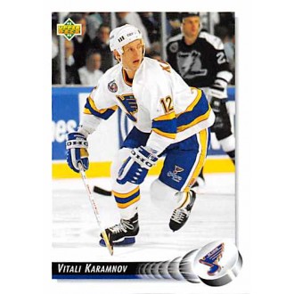 Řadové karty - Karamnov Vitali - 1992-93 Upper Deck No.510